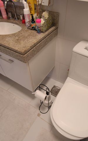 Apartamento para alugar com 85m², 2 quartos e 1 vagaBanheiro social