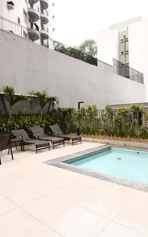 Apartamento para alugar com 40m², 2 quartos e sem vaga Apartamento para alugar com 40m², 2 quartos e sem vagaÁrea comum - Piscina