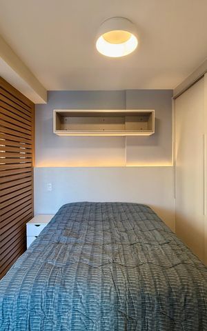Apartamento à venda com 35m², 1 quarto e 1 vaga Apartamento à venda com 35m², 1 quarto e 1 vagaQuarto