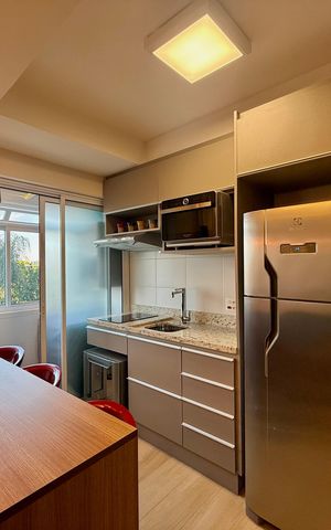 Apartamento à venda com 35m², 1 quarto e 1 vaga Apartamento à venda com 35m², 1 quarto e 1 vagaCozinha