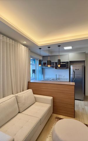 Apartamento à venda com 35m², 1 quarto e 1 vaga Apartamento à venda com 35m², 1 quarto e 1 vagaSala