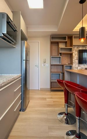Apartamento à venda com 35m², 1 quarto e 1 vaga Apartamento à venda com 35m², 1 quarto e 1 vagaCozinha