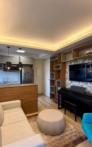 Apartamento à venda com 35m², 1 quarto e 1 vaga Apartamento à venda com 35m², 1 quarto e 1 vagaSala