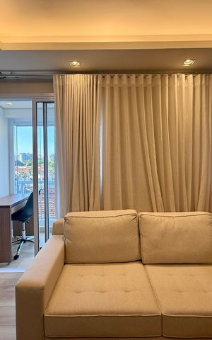 Apartamento à venda com 35m², 1 quarto e 1 vaga Apartamento à venda com 35m², 1 quarto e 1 vagaSala