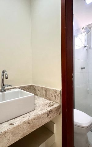 Apartamento para alugar com 82m², 3 quartos e 2 vagas Apartamento para alugar com 82m², 3 quartos e 2 vagasBanheiro Social