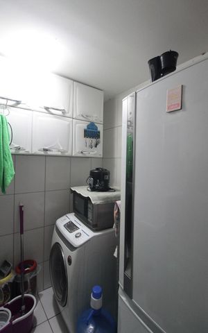 Apartamento à venda com 55m², 2 quartos e 1 vagaCozinha e Área de Serviço