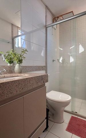Apartamento para alugar com 78m², 3 quartos e 2 vagasBanheiro