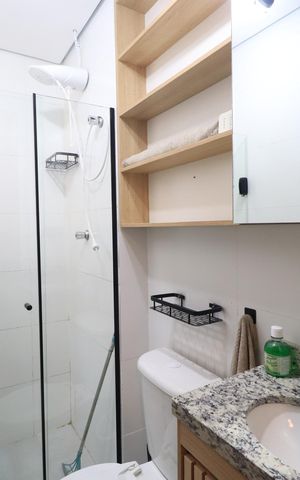 Studio para alugar com 19m², 1 quarto e sem vagaBanheiro