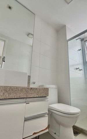 Apartamento para alugar com 82m², 2 quartos e 2 vagasBanheiro da suíte 1