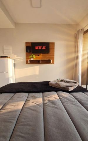 Studio à venda com 26m², 1 quarto e sem vagaSala/Quarto