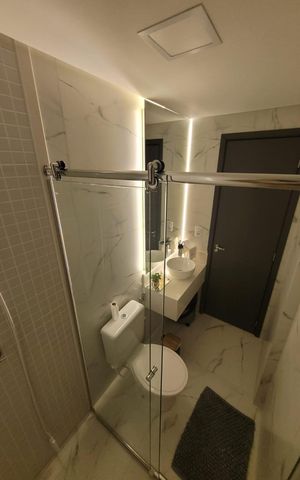 Apartamento para alugar com 77m², 3 quartos e 2 vagas Apartamento para alugar com 77m², 3 quartos e 2 vagasBanheiro