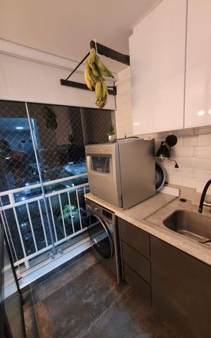 Apartamento para alugar com 77m², 3 quartos e 2 vagas Apartamento para alugar com 77m², 3 quartos e 2 vagasÁrea de serviço