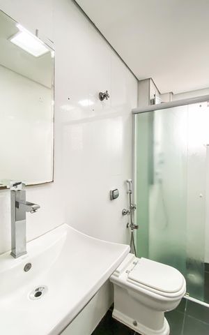 Apartamento para alugar com 50m², 2 quartos e 1 vaga Apartamento para alugar com 50m², 2 quartos e 1 vagaBanheiro