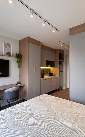Studio para alugar com 26m², 1 quarto e sem vaga Studio para alugar com 26m², 1 quarto e sem vagaStudio