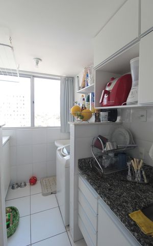 Apartamento para alugar com 75m², 2 quartos e 1 vagaCozinha e Área de Serviço