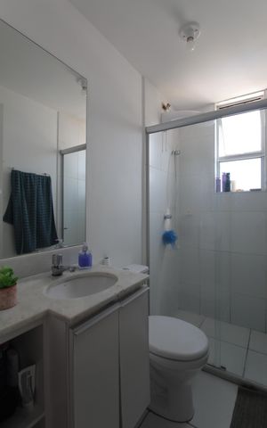 Apartamento para alugar com 75m², 2 quartos e 1 vagaBanheiro Social