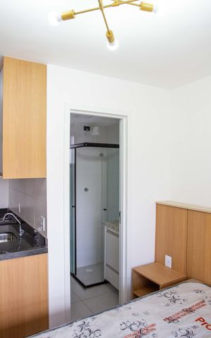 Apartamento para alugar com 26m², 1 quarto e sem vagaQuarto/Cozinha