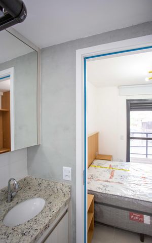 Apartamento para alugar com 26m², 1 quarto e sem vagaBanheiro