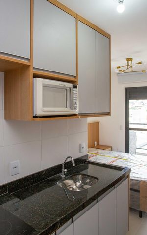 Apartamento para alugar com 26m², 1 quarto e sem vagaQuarto/Cozinha