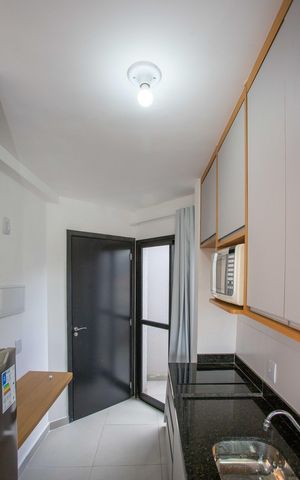 Apartamento para alugar com 26m², 1 quarto e sem vagaQuarto/Cozinha