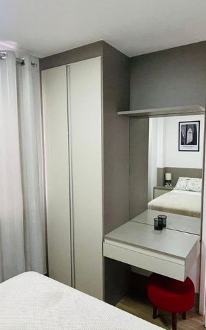 Apartamento à venda com 55m², 1 quarto e sem vaga Apartamento à venda com 55m², 1 quarto e sem vagaQuarto