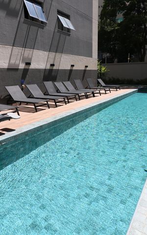 Studio para alugar com 26m², 1 quarto e sem vagaÁrea comum - Piscina