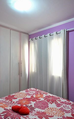 Apartamento à venda com 72m², 3 quartos e 2 vagasQuarto 2