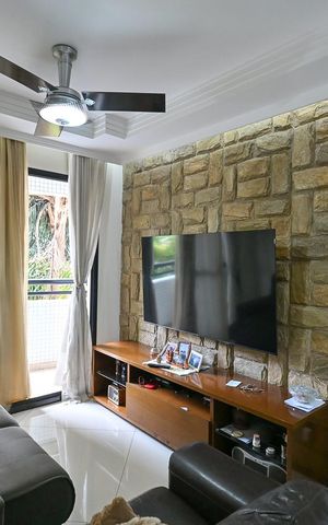 Apartamento à venda com 72m², 3 quartos e 2 vagasSala 