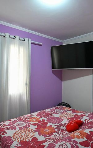Apartamento à venda com 72m², 3 quartos e 2 vagasQuarto 2