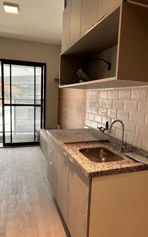 Studio à venda com 27m², 1 quarto e sem vaga