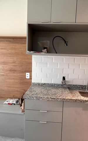 Studio à venda com 27m², 1 quarto e sem vaga