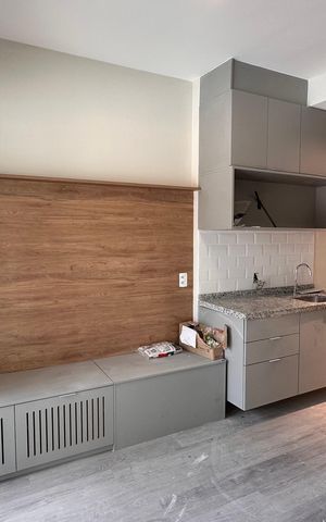Studio à venda com 27m², 1 quarto e sem vaga
