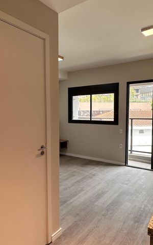 Studio à venda com 27m², 1 quarto e sem vaga