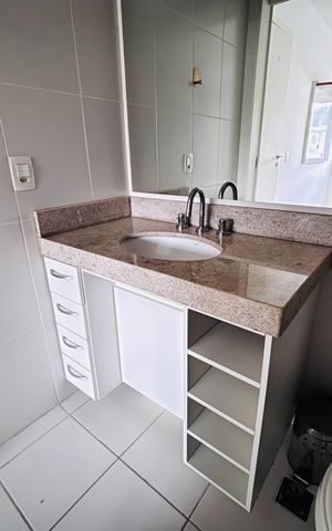 Apartamento para alugar com 70m², 2 quartos e 1 vaga Apartamento para alugar com 70m², 2 quartos e 1 vagaBanheiro do Quarto 1