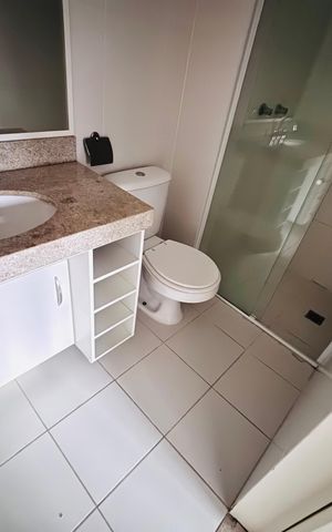 Apartamento para alugar com 70m², 2 quartos e 1 vaga Apartamento para alugar com 70m², 2 quartos e 1 vagaBanheiro do Quarto 1