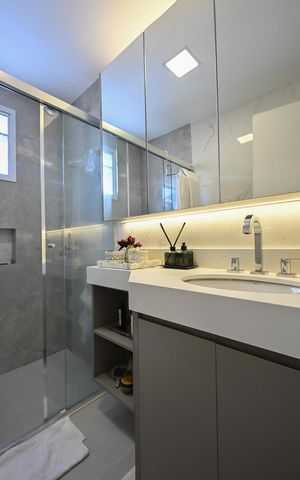 Apartamento à venda com 74m², 2 quartos e 2 vagasBanheiro Suíte