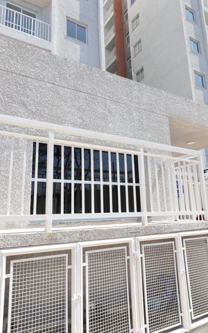 Apartamento para alugar com 37m², 2 quartos e sem vagaFachada e portaria