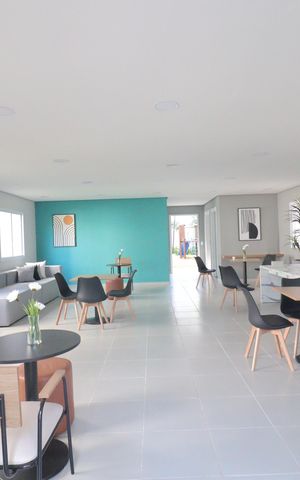 Apartamento para alugar com 37m², 2 quartos e sem vagaÁrea comum - Salão de festas