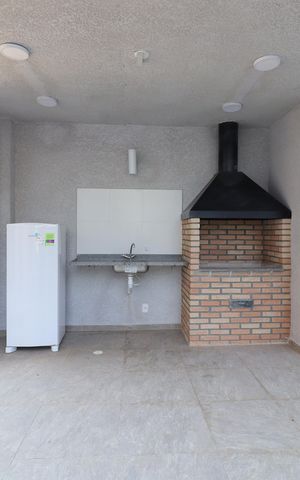 Apartamento para alugar com 37m², 2 quartos e sem vagaÁrea comum - Churrasqueira