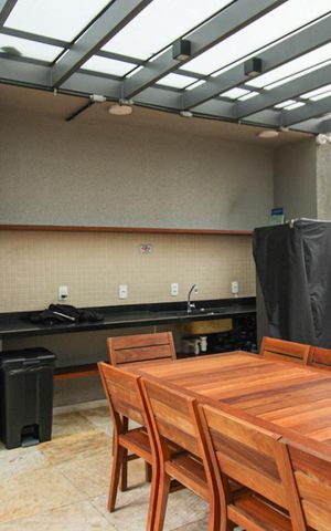 Apartamento para alugar com 42m², 2 quartos e 1 vaga Apartamento para alugar com 42m², 2 quartos e 1 vagaÁrea comum - Churrasqueira