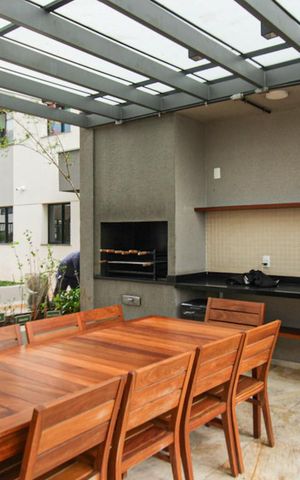 Apartamento para alugar com 42m², 2 quartos e 1 vaga Apartamento para alugar com 42m², 2 quartos e 1 vagaÁrea comum - Churrasqueira