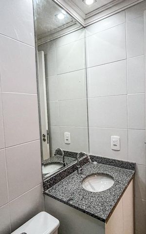 Apartamento para alugar com 42m², 2 quartos e 1 vaga Apartamento para alugar com 42m², 2 quartos e 1 vagaBanheiro