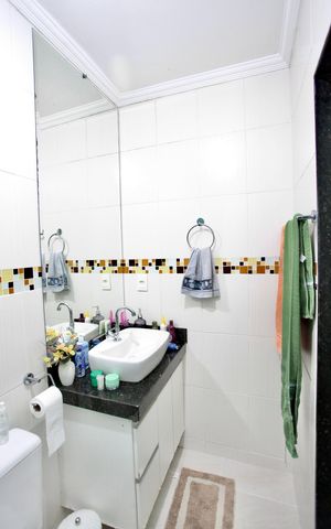 Casa de condomínio para alugar com 80m², 2 quartos e 1 vaga Casa de condomínio para alugar com 80m², 2 quartos e 1 vagaBanheiro Social