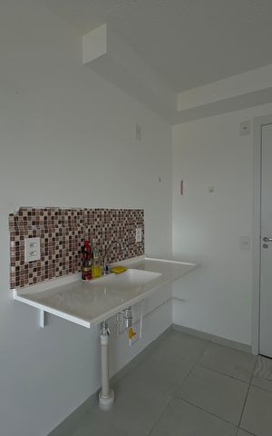 Apartamento para alugar com 35m², 2 quartos e sem vaga Apartamento para alugar com 35m², 2 quartos e sem vagaSala/Cozinha/Área de Serviço