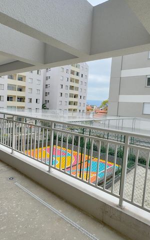 Apartamento à venda com 54m², 1 quarto e 1 vaga Apartamento à venda com 54m², 1 quarto e 1 vagaVaranda