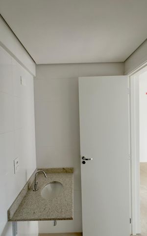 Apartamento à venda com 54m², 1 quarto e 1 vaga Apartamento à venda com 54m², 1 quarto e 1 vagaBanheiro