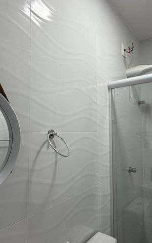 Studio para alugar com 37m², 1 quarto e sem vaga Studio para alugar com 37m², 1 quarto e sem vagaBanheiro