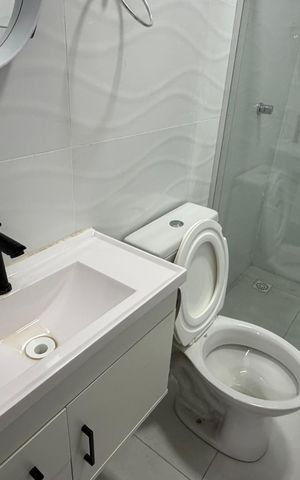 Studio para alugar com 37m², 1 quarto e sem vaga Studio para alugar com 37m², 1 quarto e sem vagaBanheiro