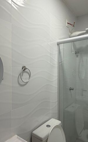 Studio para alugar com 36m², 1 quarto e sem vaga Studio para alugar com 36m², 1 quarto e sem vagaBanheiro