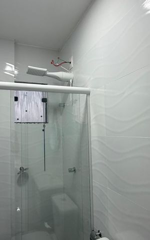Studio para alugar com 27m², 1 quarto e sem vaga Studio para alugar com 27m², 1 quarto e sem vagaBanheiro